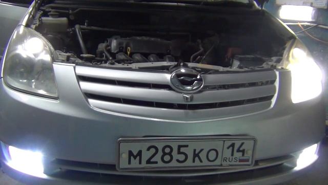 Toyota Spacio замена фары. смотреть онлайн