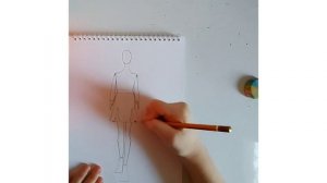 (Lesson 49)How to draw fashion illustration/(Урок 49)Как нарисовать эскиз одежды