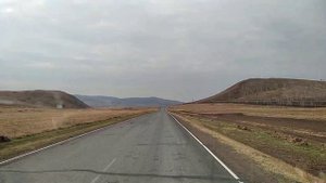 Поездка по трассе г. Ужур - Дер Копьево.