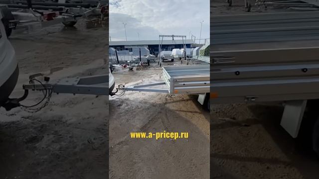 Kia Sorento и двухосный прицеп МЗСА 817738 кат.В. АРИВА Казань Чебоксары ? Звоните! #прицеп #мзса