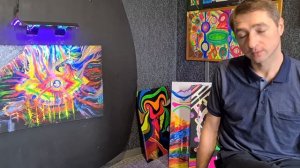 В гостях у художника Дениса #Derugo.art Картины обереги и абстракции. Эзотерика творчества.