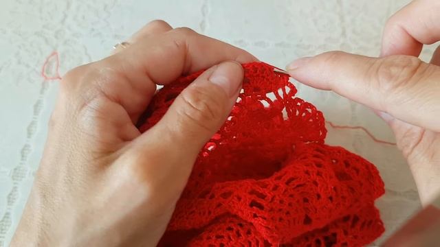 Шляпка крючком  Часть 2 Вяжем поля шляпки Crocheted Hat.