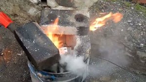 Печка для плавки Алюминия || Smelting furnace aluminum