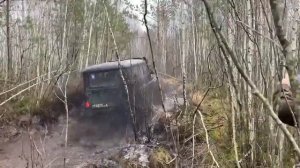 Уаз 469 на BMW M57. первый выезд