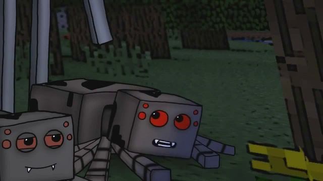 Дружелюбные Мобы (мультик майнкрафт) смотреть онлайн