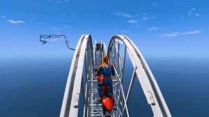 GTA V Epic New Stunt Race For Car Racing Challenge by Quad Bike, Cars and Motorcycle, Spider Shark