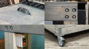 Передвижной верстак на колесиках с циркулярной пилой и фрезером. Своими руками