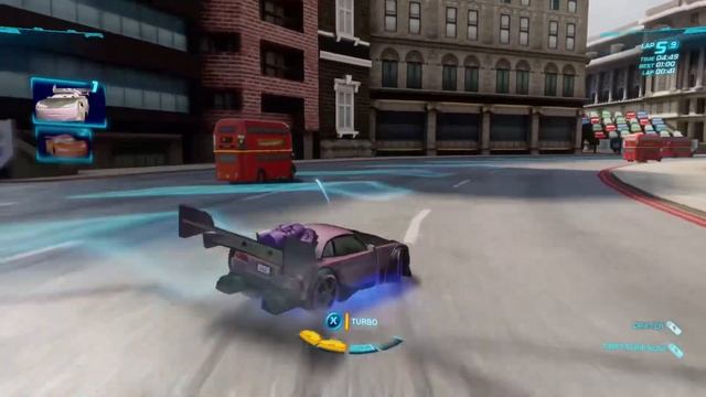 Cars 2 The Video Game | Boost - Buckingham Sprint | 9 laps смотреть онлайн
