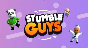 Играю с друзьями Stumble Guys.