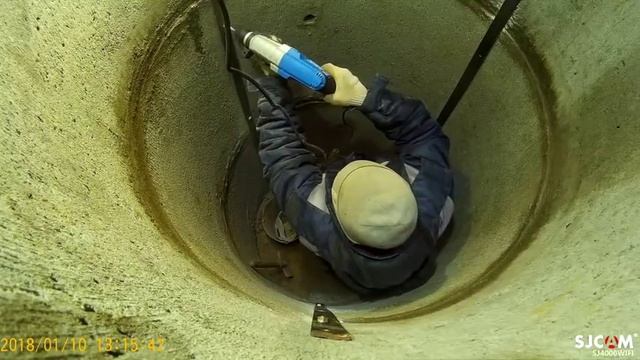 скрепление колец 10м под землей а воды нет копка колодца смотреть онлайн