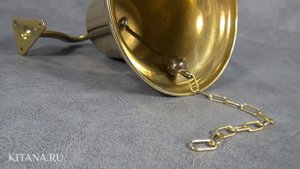 Колокол корабельный на кронштейне (рында) "1842", 18см., AL-80-371
