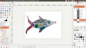 Gimp Graphics - Linux - My Sisters Fish - My Philippine Play Time