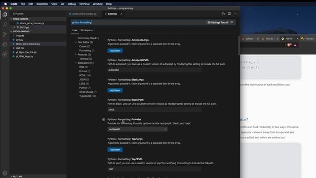 Formatting Python Code Easily Using PEP 8 смотреть онлайн