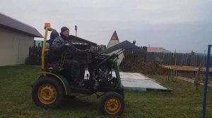 Кун на минитрактор своими руками.