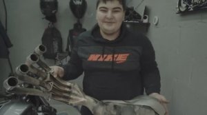 Honda 650F ставим выхлом SC PROJECT