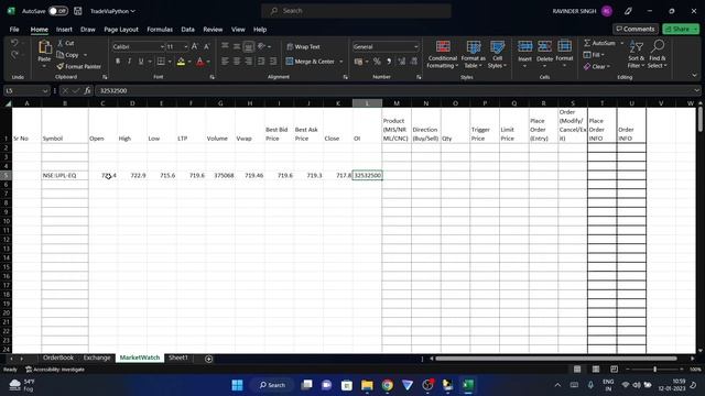 AngleOne Setup | Trade From Ms Excel смотреть онлайн