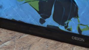 №184. Orion OLT-32400 V1S07, подсветка, на запчасти, матрица разбита.mp4