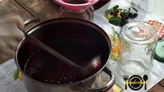 Силт из черной смородины  Джем. Быстрое варенье.
