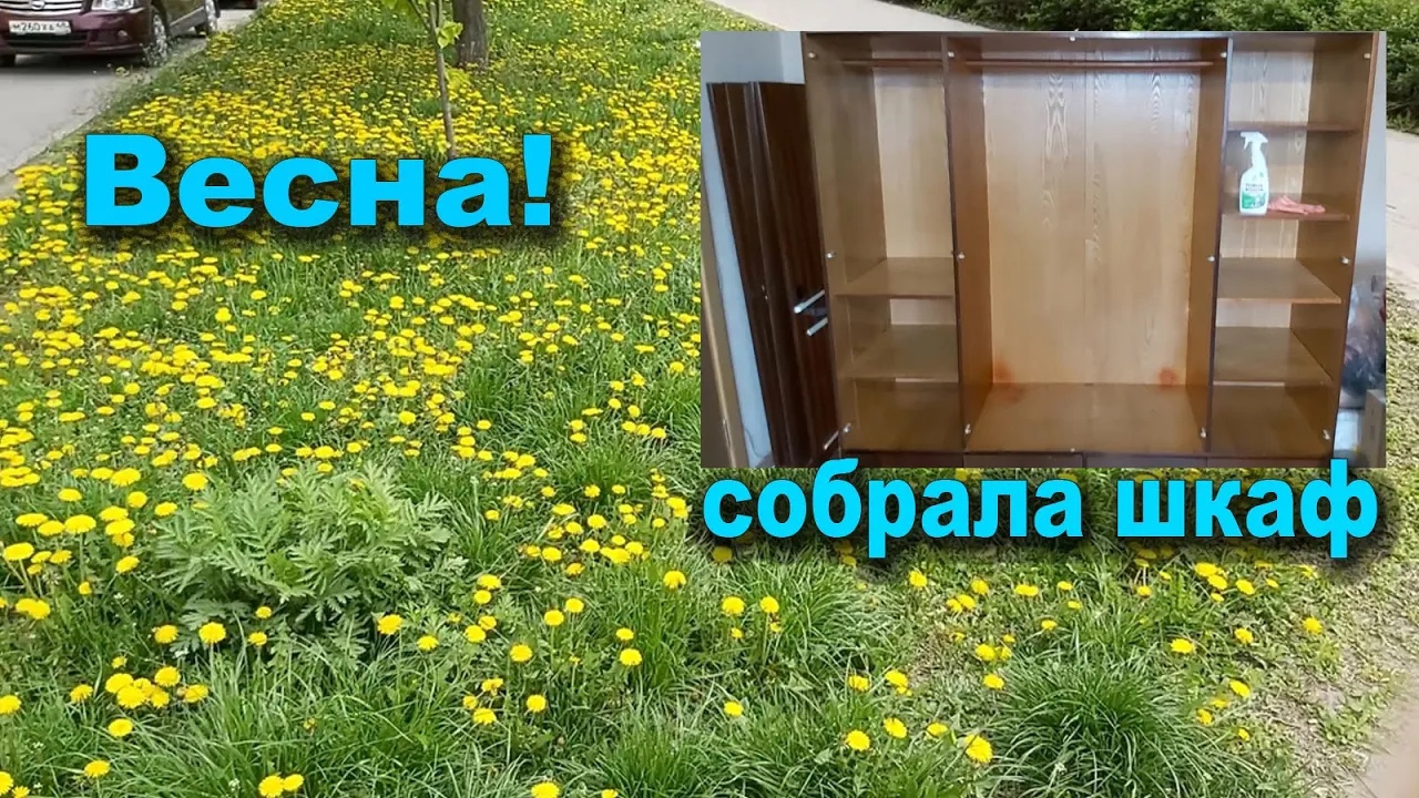 Пролетела с ярмарками, занимаюсь хозяйством))) Собираю шкаф!  Весна, пробуждение природы, красота!
