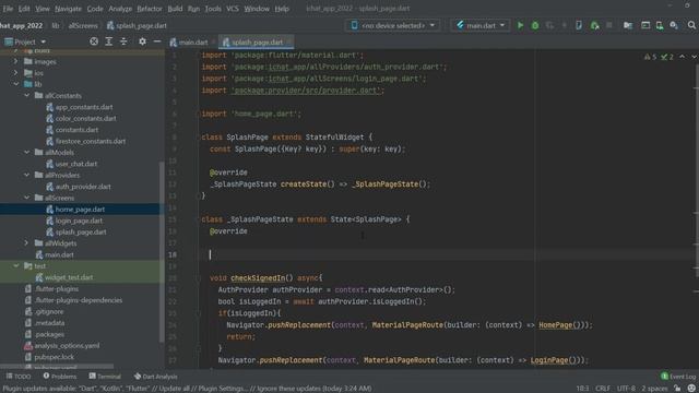 Flutter Chat App with Firebase & Flutter Provider State Management & Push Notification Tutorial 202