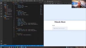 Dosen Tamu | Belajar Slicing UI Design dari Figma di konversi ke HTML, CSS dan Javascript