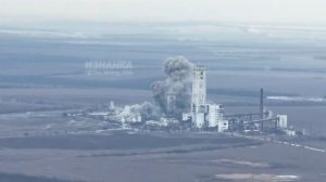 Мощный прилёт ФАБ-1500 по шахте "Южнодонбасская №3" в районе Угледара