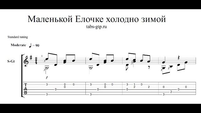 В лесу родилась елочка песня аккорды укулеле