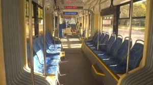 Поездка в новом трамвае Витязь