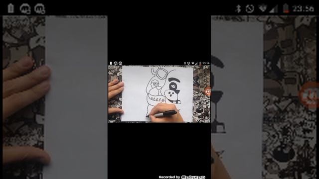 Рисуем заставку игры 5 ночей с мишкой Фреди 2 часть смотреть онлайн