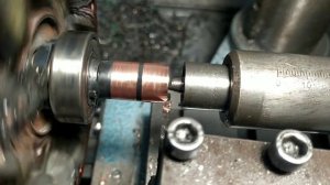 Проточка коллектора генератора. Убираем биения.