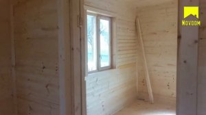 каркасно-щитовой дом 6х6м