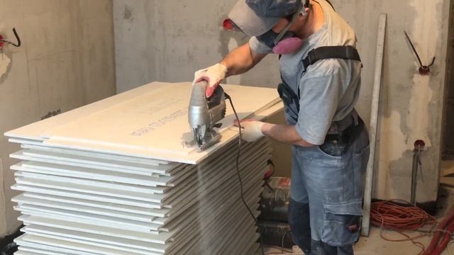 Монтаж сухой стяжки пола с  тепло звуко изоляционным наполнителем Granulin (пеностекло)