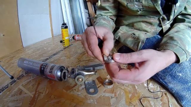 ⭕Очистка КОМПРЕССОРНОГО ПИСТОЛЕТА для монтажной пены. смотреть онлайн