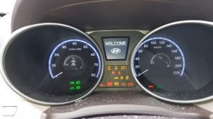 Холодный запуск Hyundai ix 35.-17 градусов. ( Родной акум. 2011)Cold start Hyundai Tucson