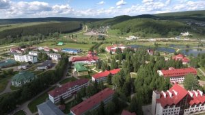 Санаторий Красноусольский с высоты птичьего полёта / Krasnousolsky sanatorium, view from quadcopter