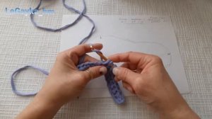 Самый точный расчёт петель для стельки тапочек крючком. #legayka_hm