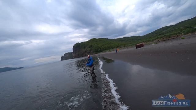 Морская рыбалка с берега по-камчатски