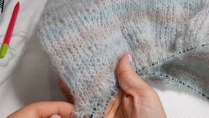 Водолазка из мохера спицами