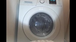 Samsung WF80 washing small load in quick wash and service mode unbalanced spin