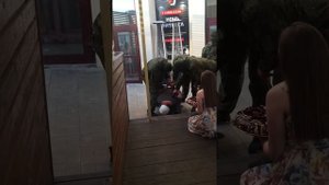 Поздравление жены на день рождения! Розыгрыш с задержанием