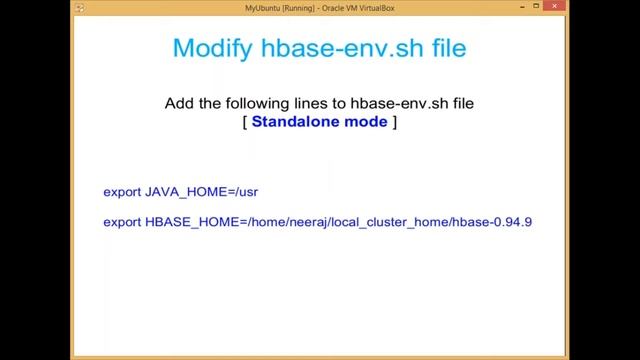 Class 17 : HBase Installation