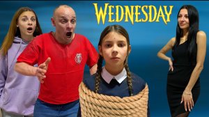 Уэнсдей Адамс В Реальной Жизни! ВЕНСДЕЙ пранкует Леру /Wednesday In Real Life attacked Lera YS SHOW