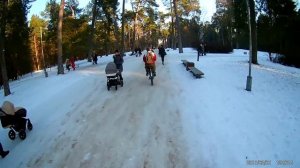 Пакатушки на электрических велосипедах - ЗИМОЙ!!!  Вильнюс