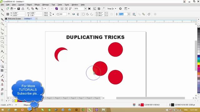 Corel Draw X8 Tutorial for Beginners - Important Tricks and Short Cuts смотреть онлайн