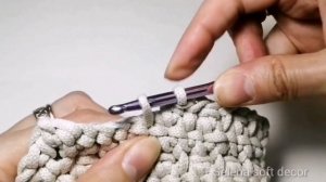 Два необычных узора крючком для ковра и сумочки в одном видео