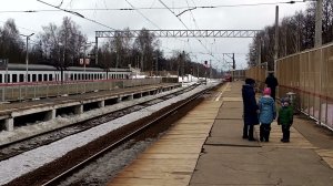 Платформа Львовская. ЭП2Д 0033 Экспресс РЭКС до Царицыно, ЭП2Д до Тулы и бегущие от контры зайцы.