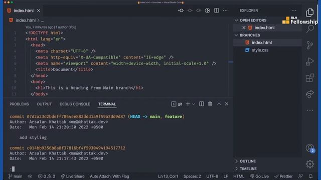 GitHub - Branches and Pull Request смотреть онлайн