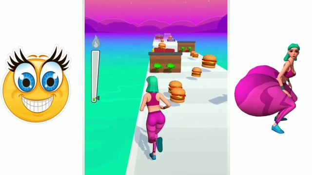 Twerk Race 3D Running game Max Level Mobilegame #twerkrunner Lv- 118 смотреть онлайн