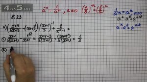 Упражнение № 8.23 (Вариант А.) – ГДЗ Алгебра 8 класс Мордкович А.Г.