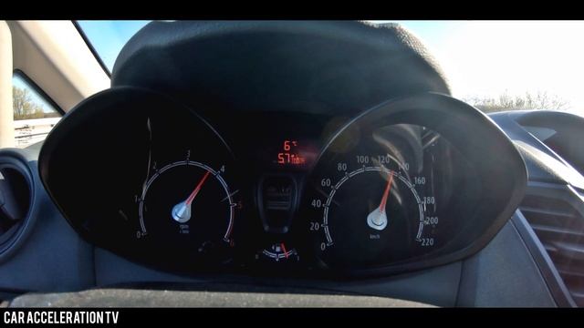 Ford Fiesta 1,5 TDCI Acceleration 0-100 Top Speed Test Autobahn no speed limit смотреть онлайн